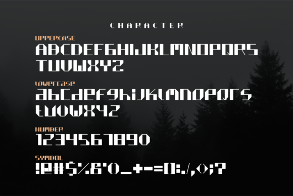Quiltix Font PNG with transparent background - Preview 4