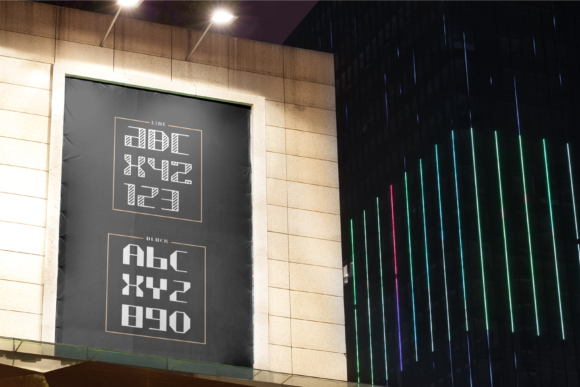 Quiltix Font PNG with transparent background - Preview 5