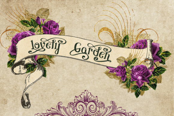 Rad Vintage Font PNG with transparent background - Preview 1