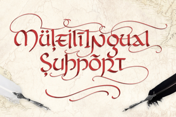 Rivendell Font PNG with transparent background - Preview 5