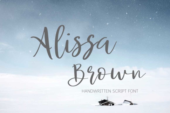 Roche Script Font PNG with transparent background - Preview 4