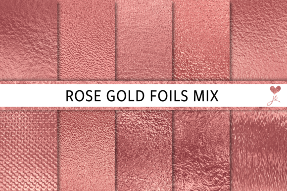 Rose Gold Foils Mix