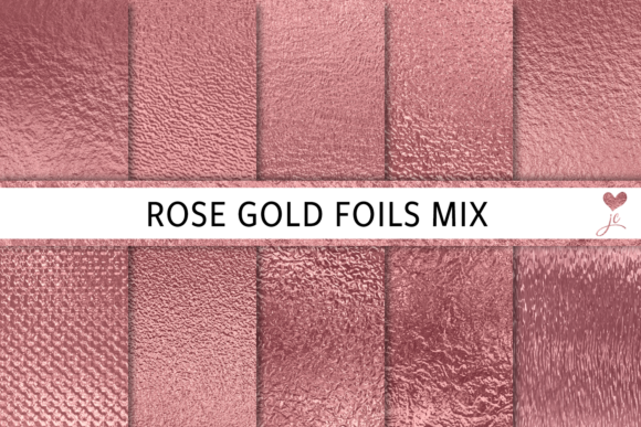 Rose Gold Foils Mix