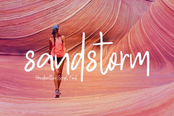 Sandstrom Script & Handwritten Font By Studio_Art