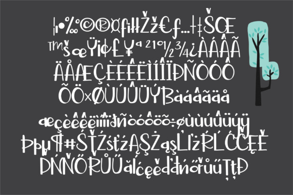 Saturday Duo Font PNG with transparent background - Preview 3
