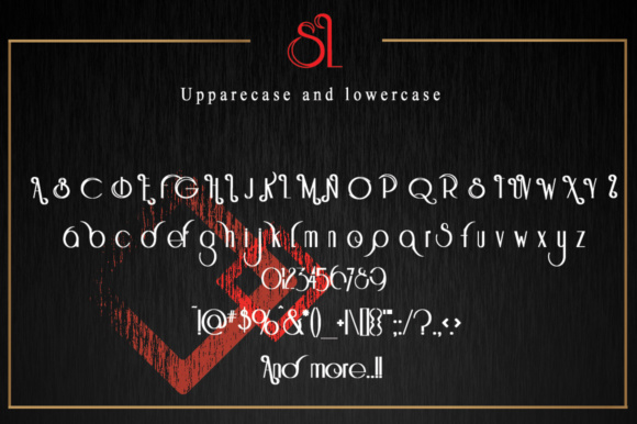 Selimky Font PNG with transparent background - Preview 4