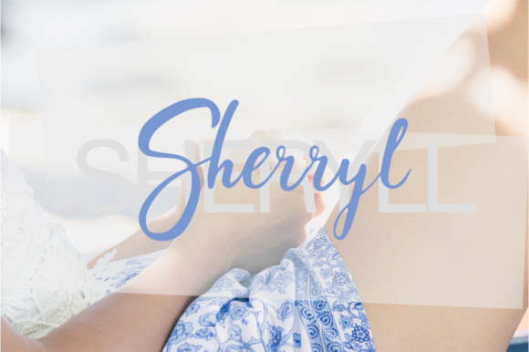 Sheryll Font PNG with transparent background - Preview 1