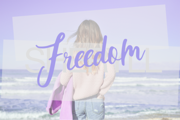 Sheryll Font PNG with transparent background - Preview 2