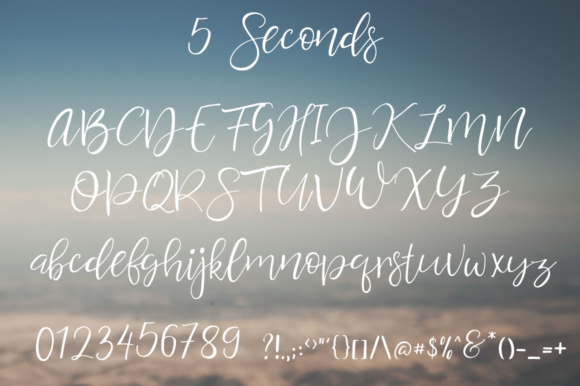 5 Seconds Font - Preview 6