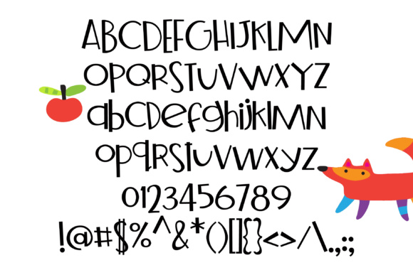 A Dorky Print Font - Preview 2
