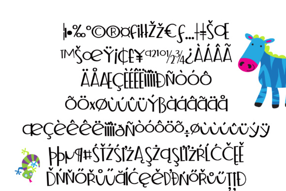 A Dorky Print Font - Preview 3