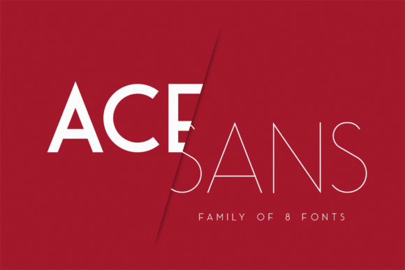 Ace Sans Family Font preview