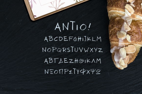 Antio! Duo Font PNG with transparent background - Preview 2