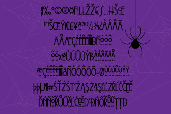 Arachno Horror Font - Preview 3