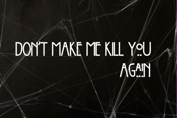 Arachno Horror Font - Preview 4