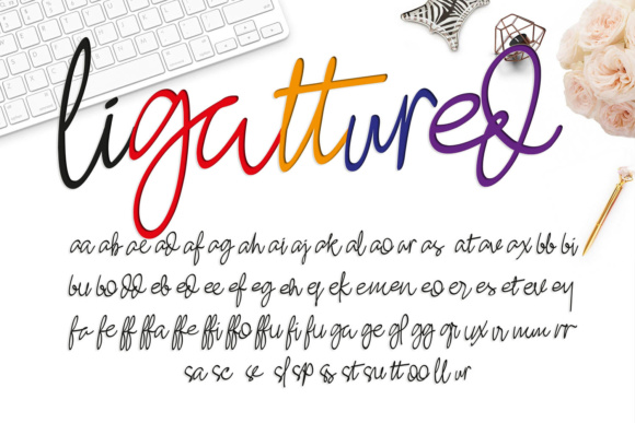 Ashley Pages Font - Preview 4