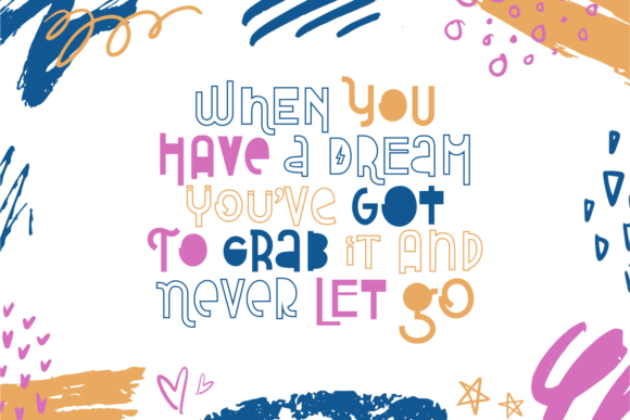 Attracted Monday Font PNG with transparent background - Preview 2