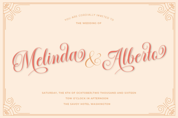Authemart Script Font - Preview 2