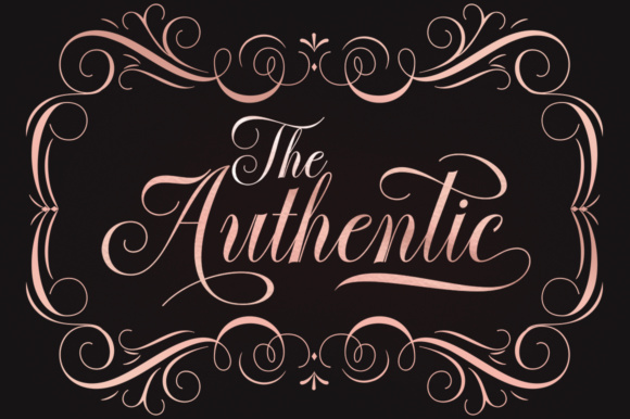 Authemart Script Font - Preview 3