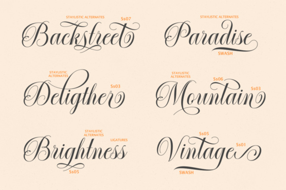 Authemart Script Font - Preview 5