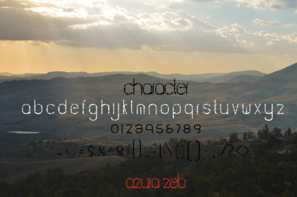 Azura Font - Preview 2