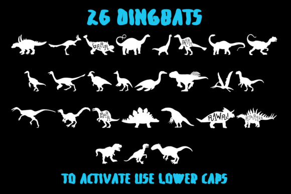 Big Old Dino Font - Preview 3