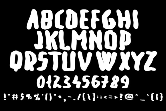 Big Old Dino Font - Preview 4