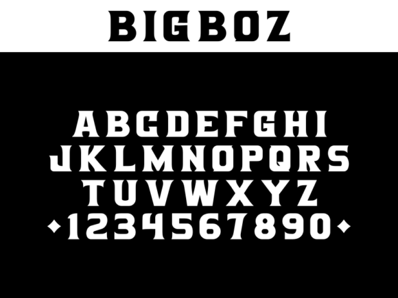 Bigboz Font - Preview 4