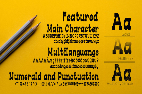 Bold Grunge Font - Preview 1