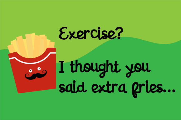 Carbohydrate Font - Preview 1