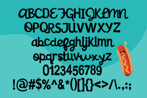 Carbohydrate Font - Preview 2