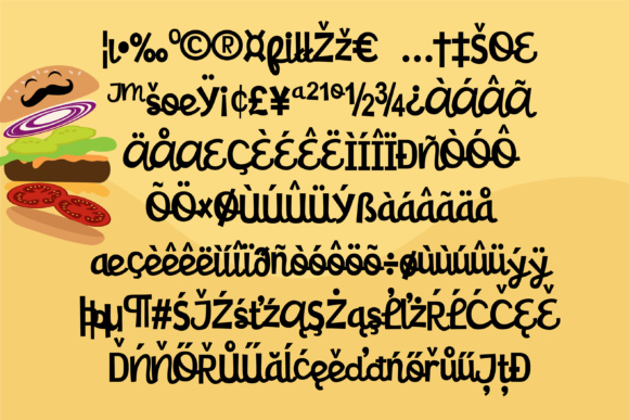 Carbohydrate Font - Preview 3
