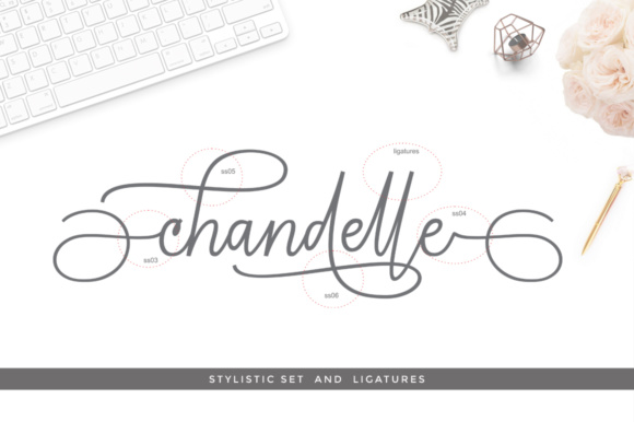 Chandelle Font - Preview 1