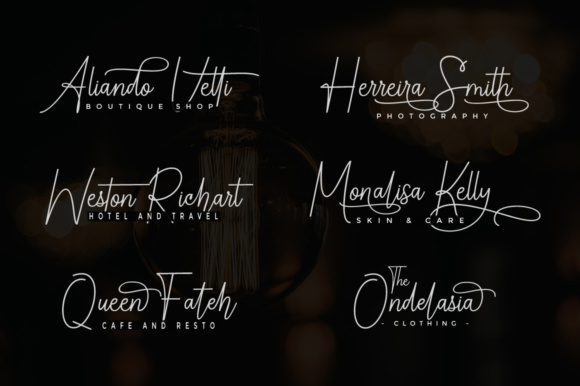 Chandelle Font - Preview 2
