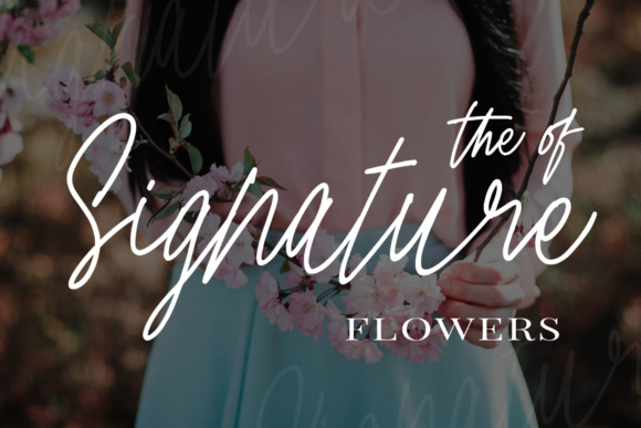 Cherry Blossom Font - Preview 1