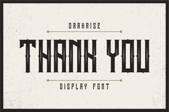 Darkrise Font - Preview 5