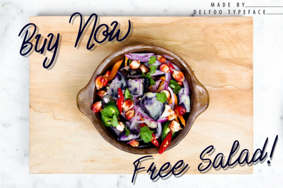 Delfoo Font PNG with transparent background - Preview 3