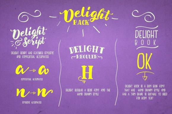 Delight Font - Preview 2
