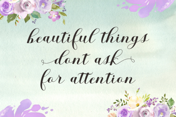 Dethalia Script Font PNG with transparent background - Preview 1