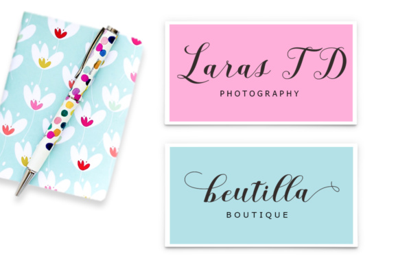 Dethalia Script Font PNG with transparent background - Preview 5