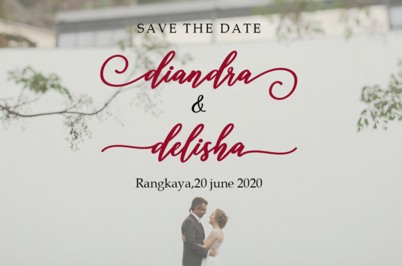Diantha Script Font - Preview 2