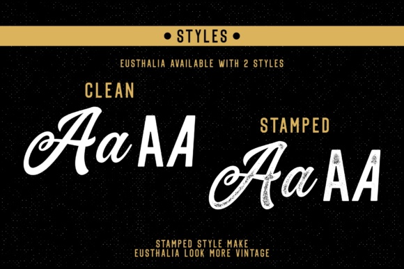 Eusthalia Family Font - Preview 1