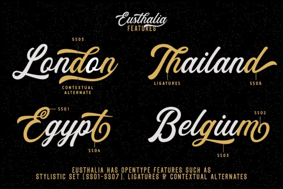 Eusthalia Family Font - Preview 3