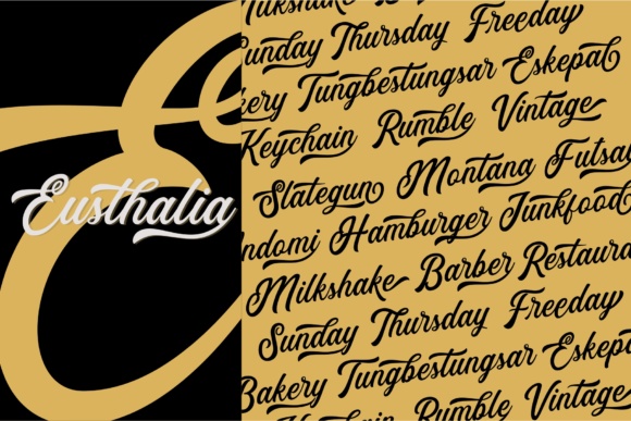 Eusthalia Family Font - Preview 4