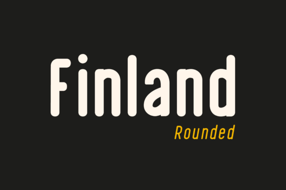 Finland Rounded Font font preview - 1