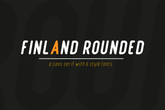 Finland Rounded Font font preview - 4