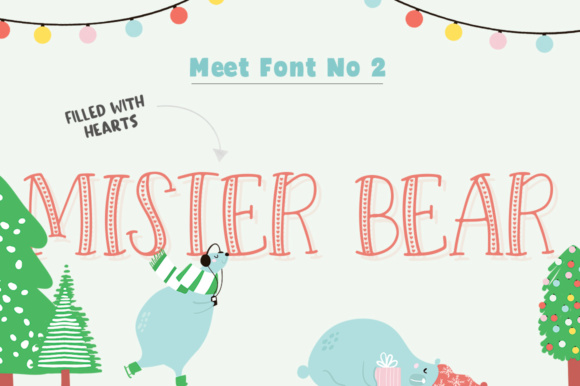 Forest Creatures Trio Font PNG with transparent background - Preview 2