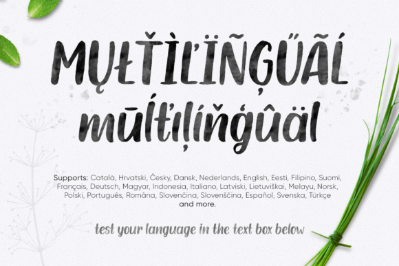 Fresh Herbs Font - Preview 1