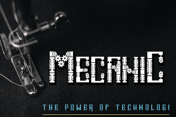 Gear Font - Preview 2