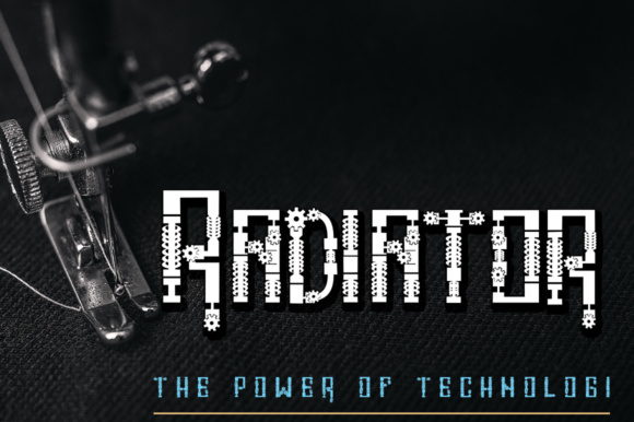 Gear Font - Preview 3